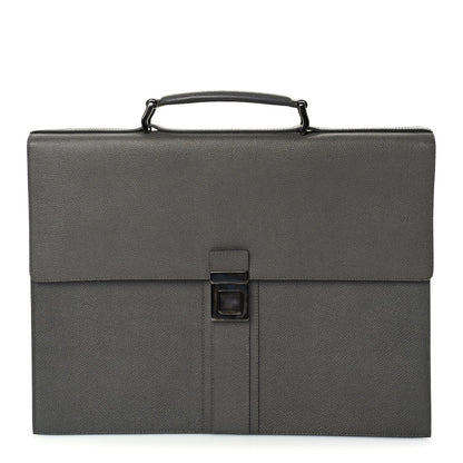 Burberry London Calfskin Blackford Briefcase Grey 1 of 8