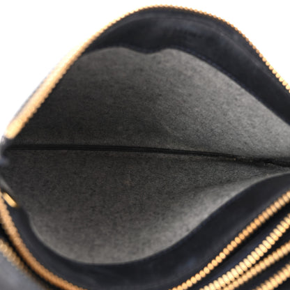 Celine Lambskin Small Trio Crossbody Bag Black 5 of 14