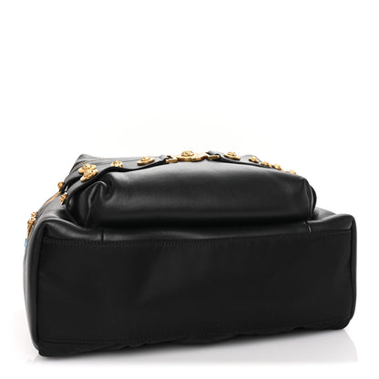 Versace Calfskin Medallion Tribute Backpack Black 3 of 8