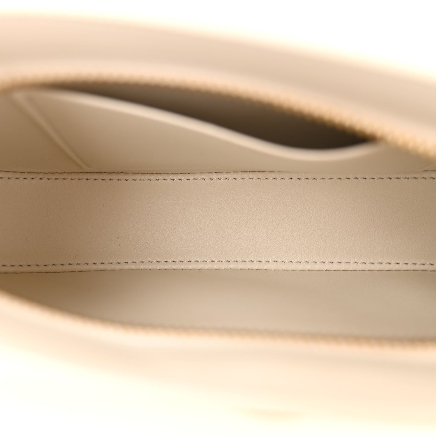 Shiny Calfskin Medium Tilly Triomphe Shoulder Bag Rice