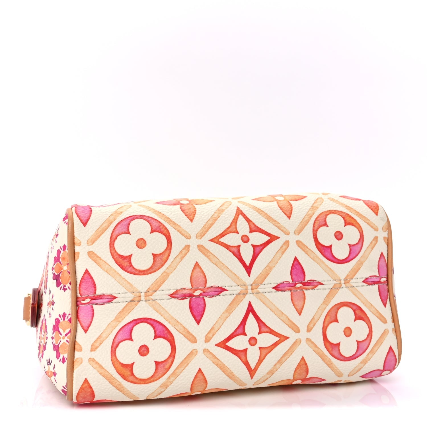 Louis Vuitton Monogram Tiles By The Pool Speedy 20  Coral 3 of 8