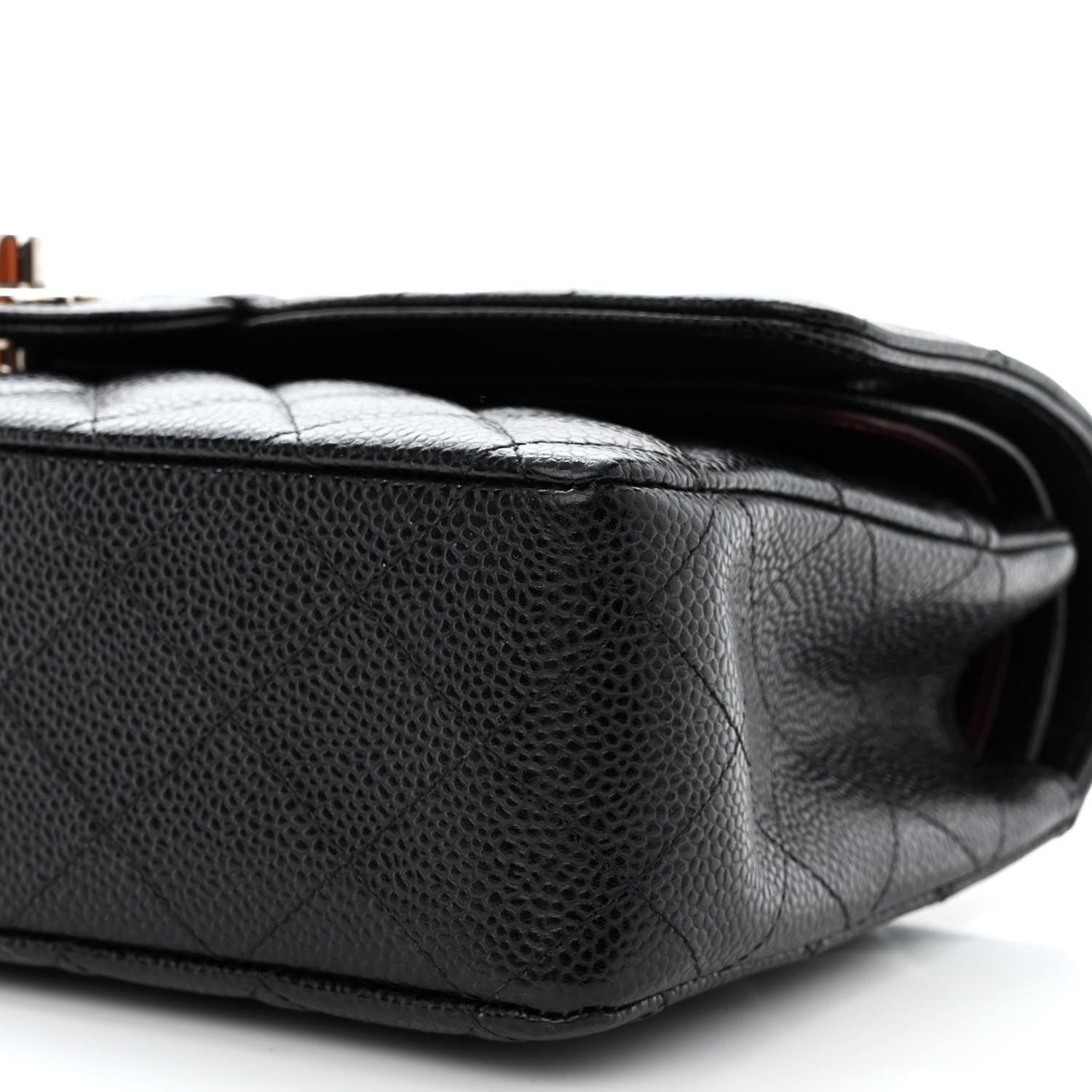 Chanel Caviar Quilted Medium Double Flap Black 10 of 12