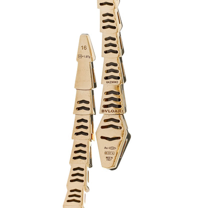 Bulgari 18K Yellow Gold Diamond Serpenti Viper Bracelet 3 of 4