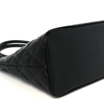 Chanel Caviar Quilted Medallion Tote Black 9 of 10