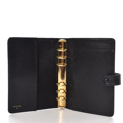 Chanel Caviar CC Ring Agenda Planner Black 5 of 8