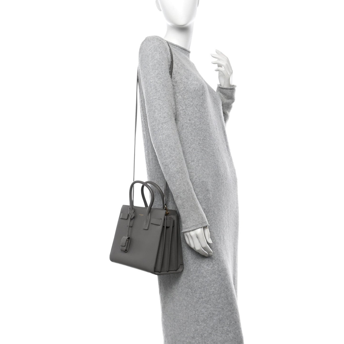 Calfskin Baby Sac De Jour Fog