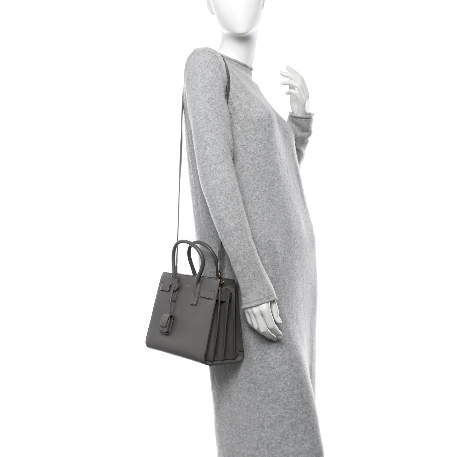 Saint Laurent Calfskin Baby Sac De Jour Fog 2 of 7