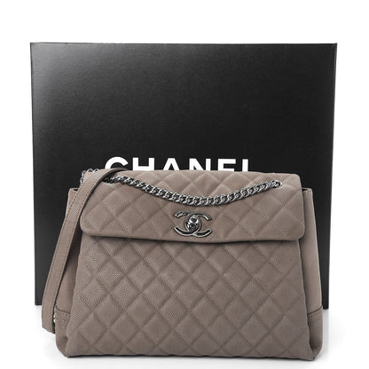 Chanel Iridescent Caviar Medium Lady Pearly Flap Khaki 14 of 14