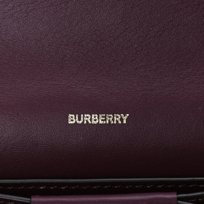 Burberry Calfskin Logo Hazelmere Wallet With Detachable Strap Mahogany Red 5 of 8