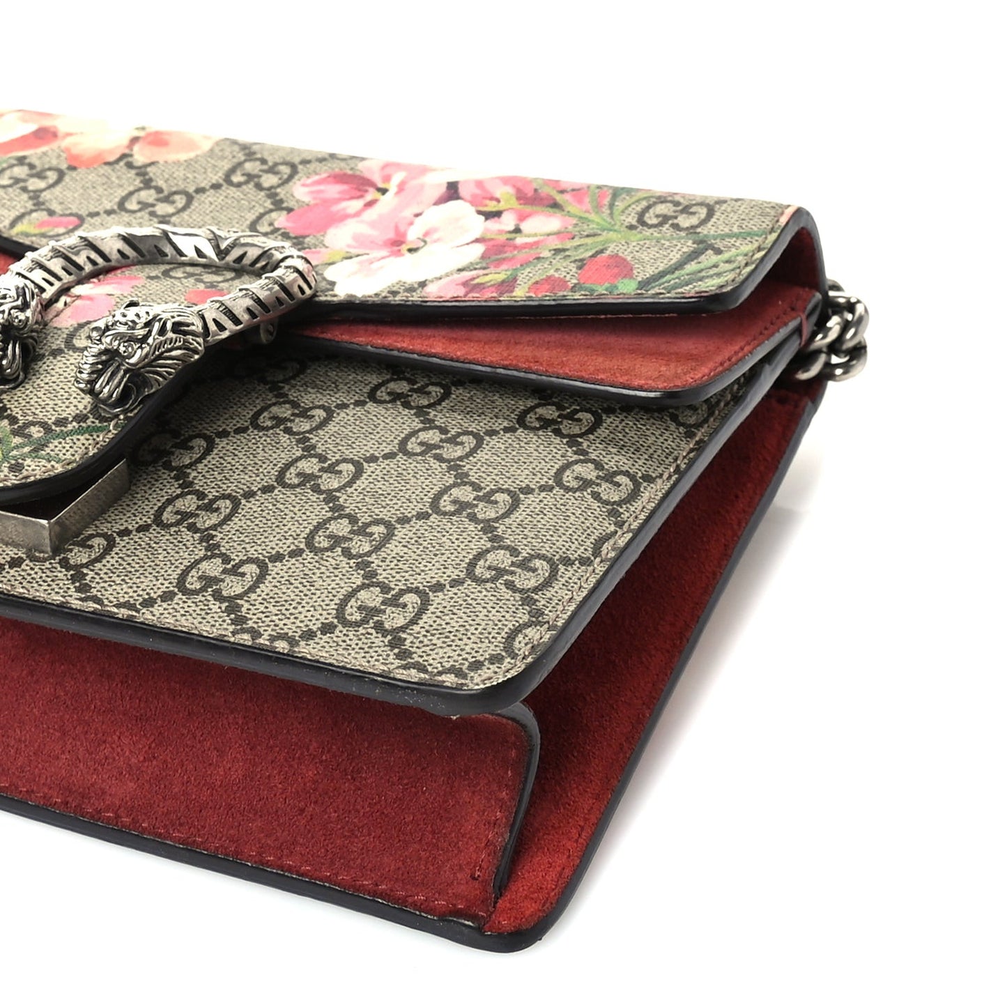 GG Supreme Monogram Blooms Mini Dionysus Shoulder Bag Beige Multicolor Dry Rose
