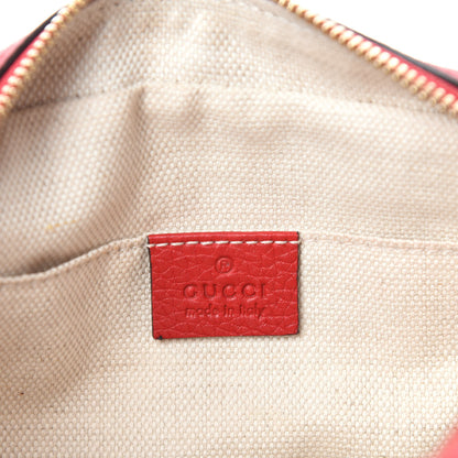 Gucci Pebbled Calfskin Small Soho Disco Bag Tabasco Red 8 of 11