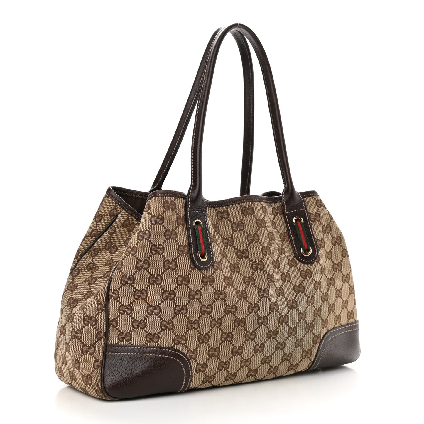Monogram Medium Princy Tote Dark Brown