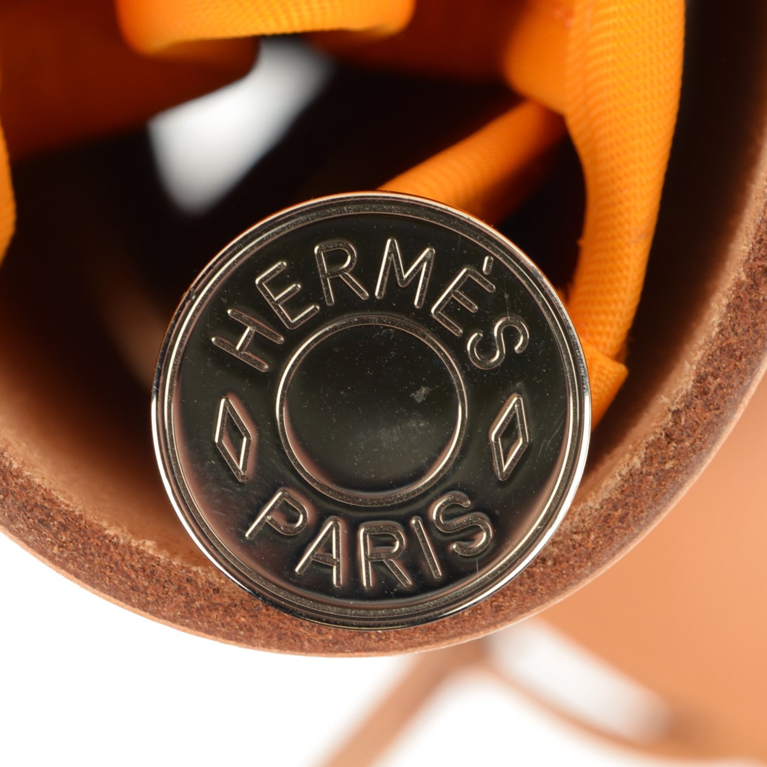 Hermes Vache Hunter Toile Her Bag Zip 39 MM Jaune D'or 17 of 18