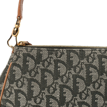Christian Dior Monogram Mini Saddle Pochette Green 6 of 8