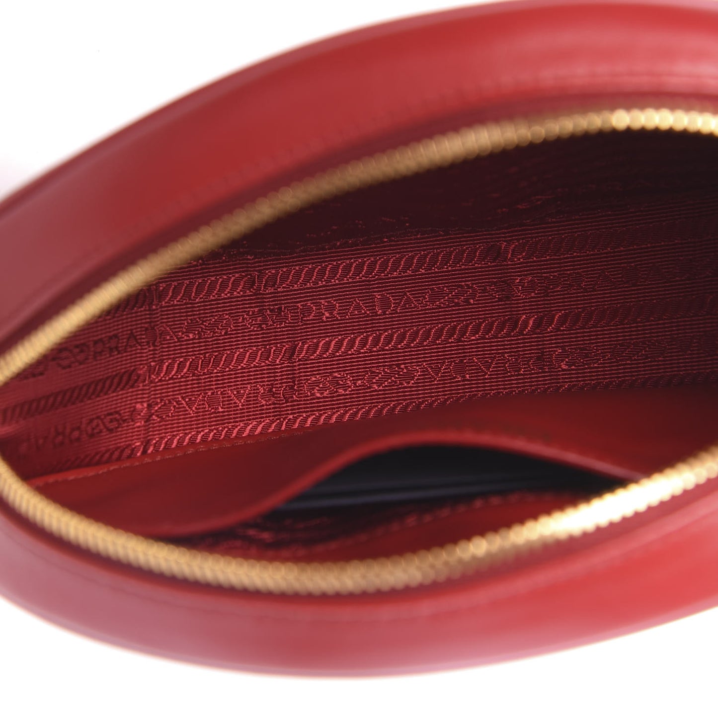 Soft Calfskin Impunture Diagramme Oval Crossbody Bag Fuoco