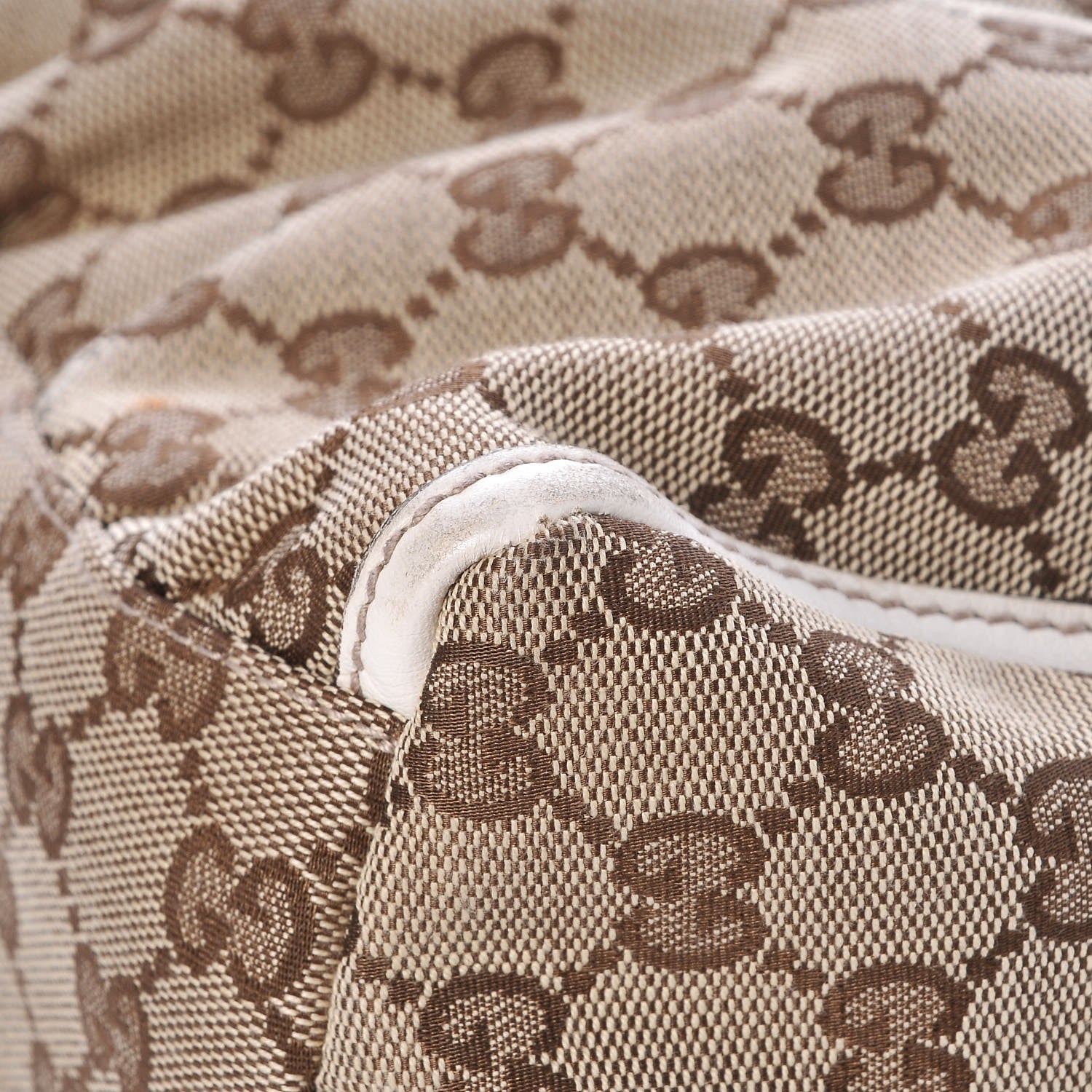 Gucci Monogram Large D Gold Ring Hobo Off White 13 of 16