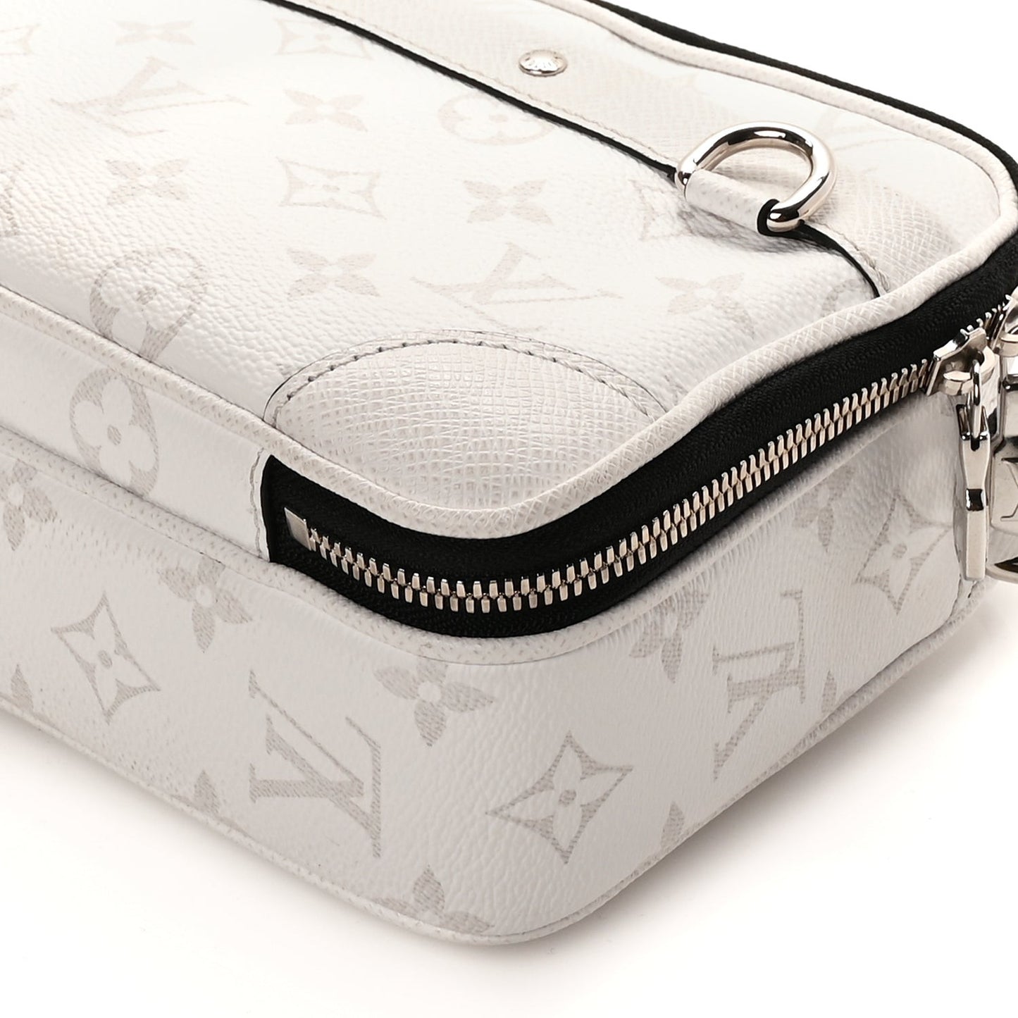 Taiga Monogram Alpha Messenger Optic White