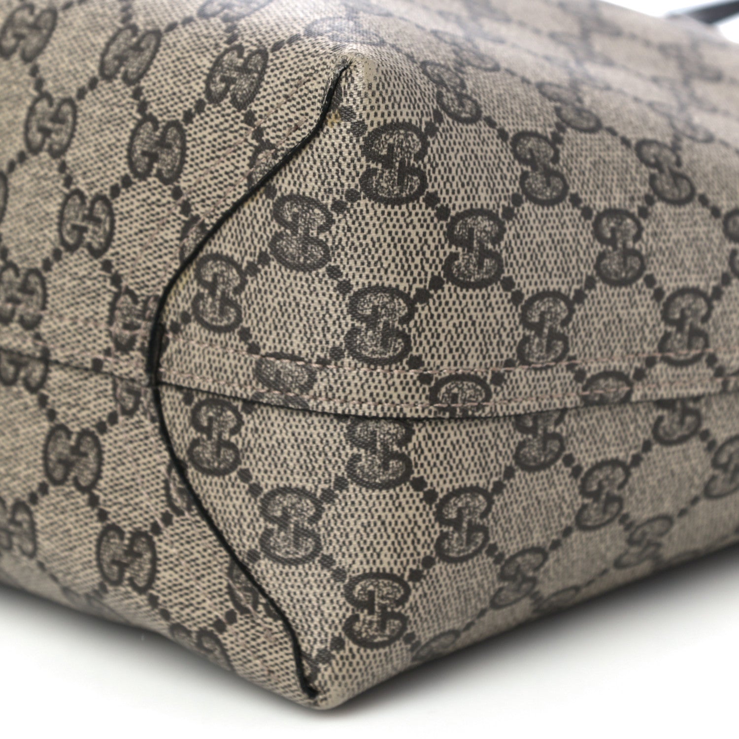 Gucci Calfskin GG Supreme Monogram Medium Reversible Tote Black 15 of 16