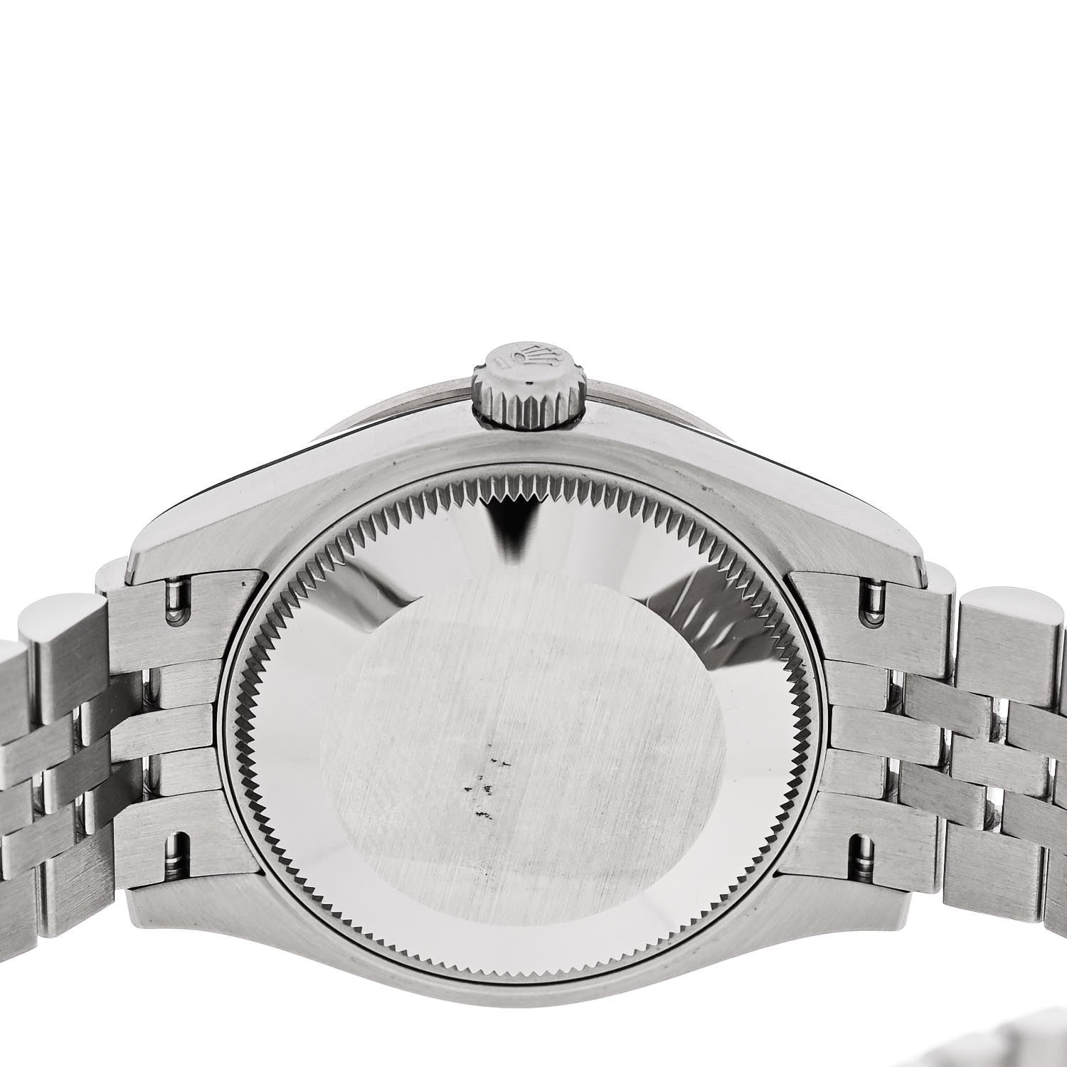Rolex Stainless Steel 18K White Gold Diamond Bezel 31mm Oyster Perpetual Datejust Watch Silver 278384RBR 4 of 5