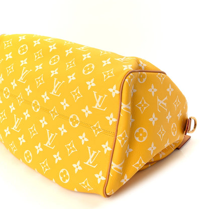 Louis Vuitton Calfskin Monogram Speedy P9 Bandouliere 40 Jaune Mat 9 of 9