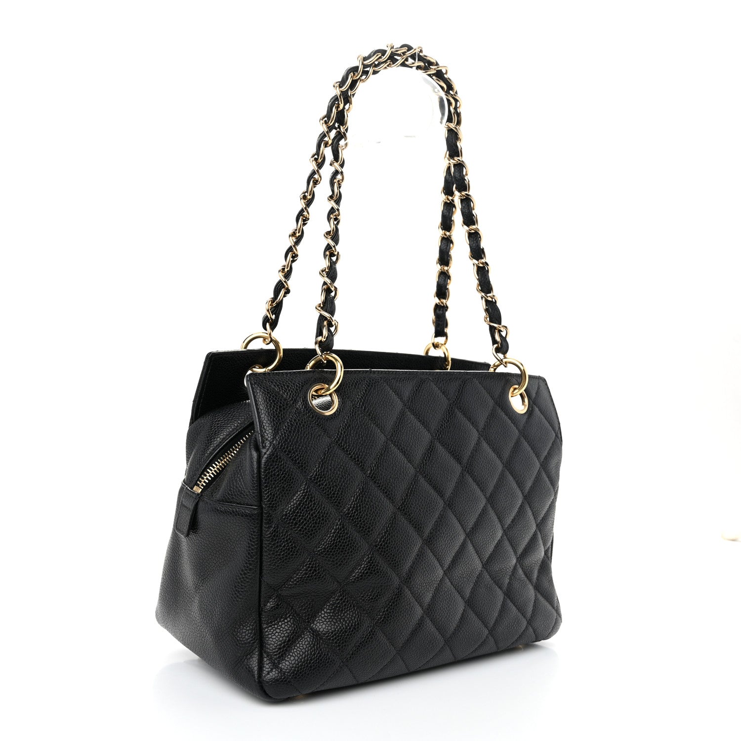 Chanel Caviar Quilted Petit Timeless Tote PTT Black 3 of 10