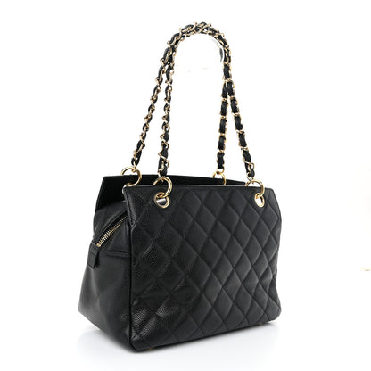 Chanel Caviar Quilted Petit Timeless Tote PTT Black 3 of 10