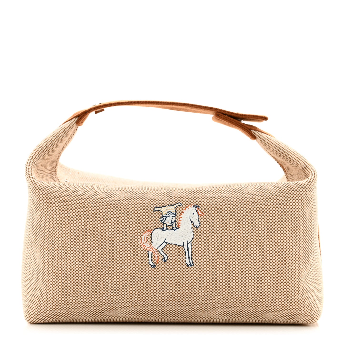 Canvas Large Bride-A-Brac Cabriole Case Biscuit