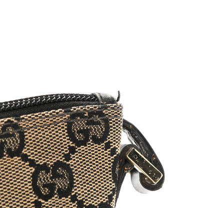 Gucci Monogram Web Boat Pochette Black 12 of 15