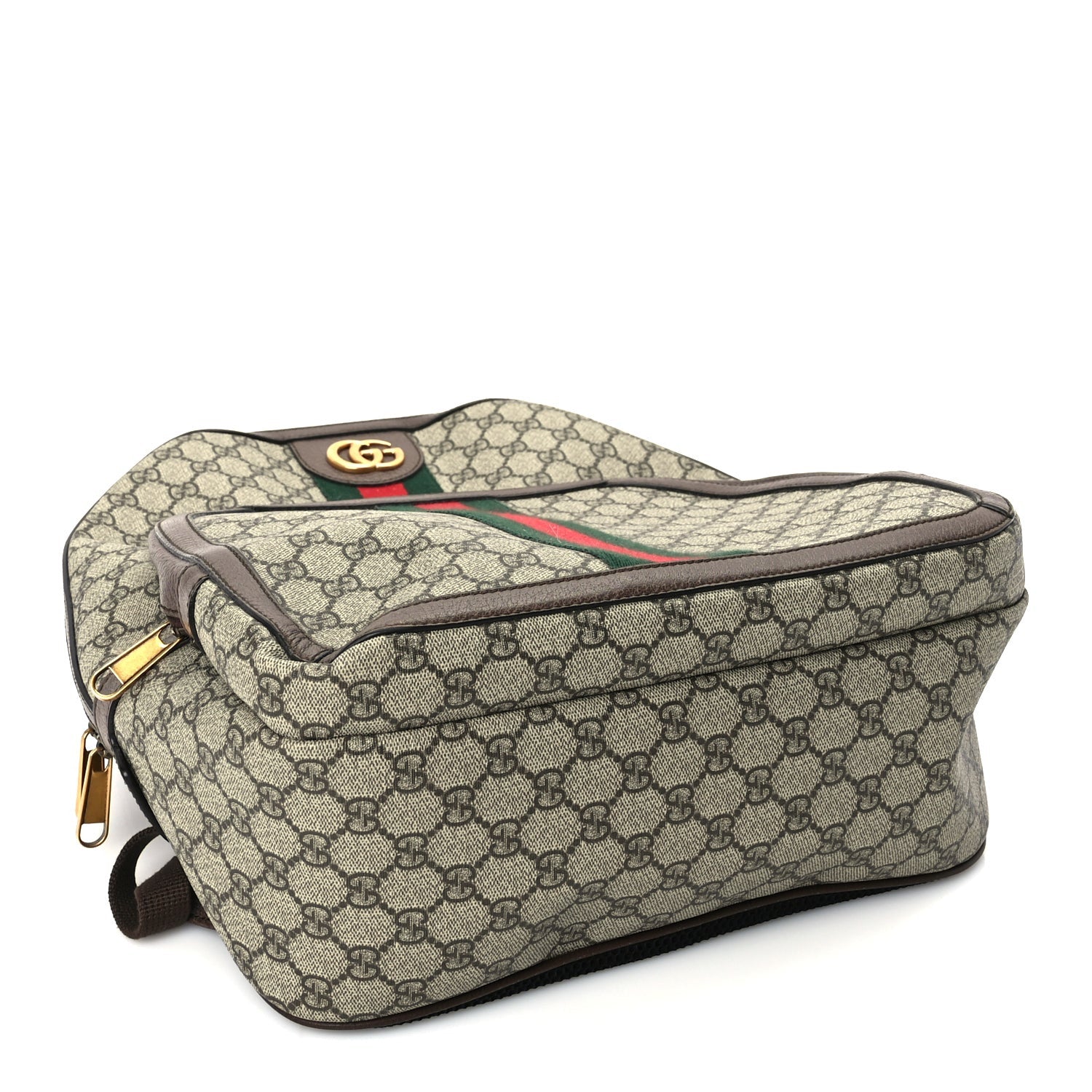 Gucci GG Supreme Monogram Medium Ophidia Day Backpack Brown 3 of 9