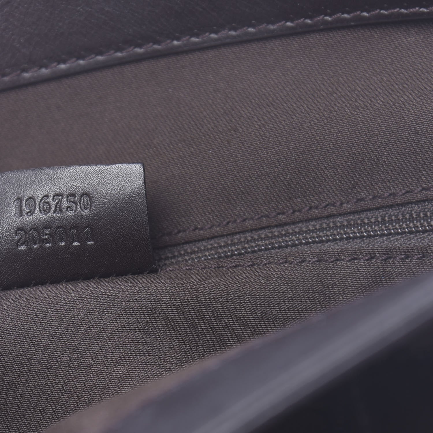 Gucci Nylon Monogram Chain Bucket Tote Brown 7 of 10