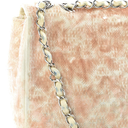 Chanel Sequin Paillette Small Flap Light Pink 9 of 10