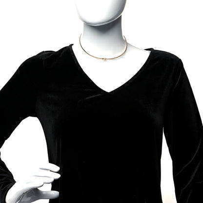 Fendi Metal Baguette Necklace Gold 2 of 5