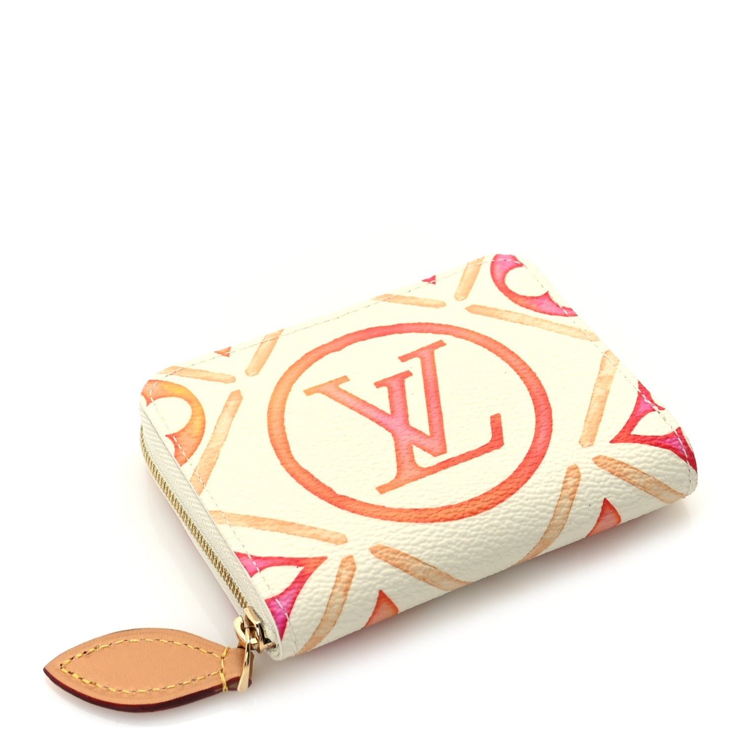 Louis Vuitton Monogram LV By The Pool Zippy Coin Purse Coral 4 of 8