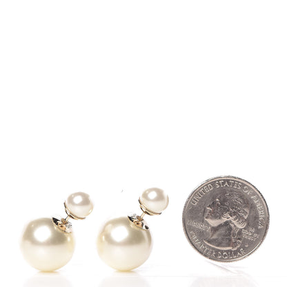 Christian Dior Pearl Mise En Dior Tribal Earrings 2 of 4