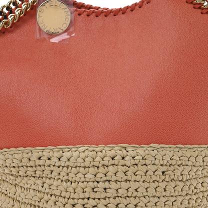 Stella McCartney Raffia Falabella Medium Tote Bright Orange 7 of 7
