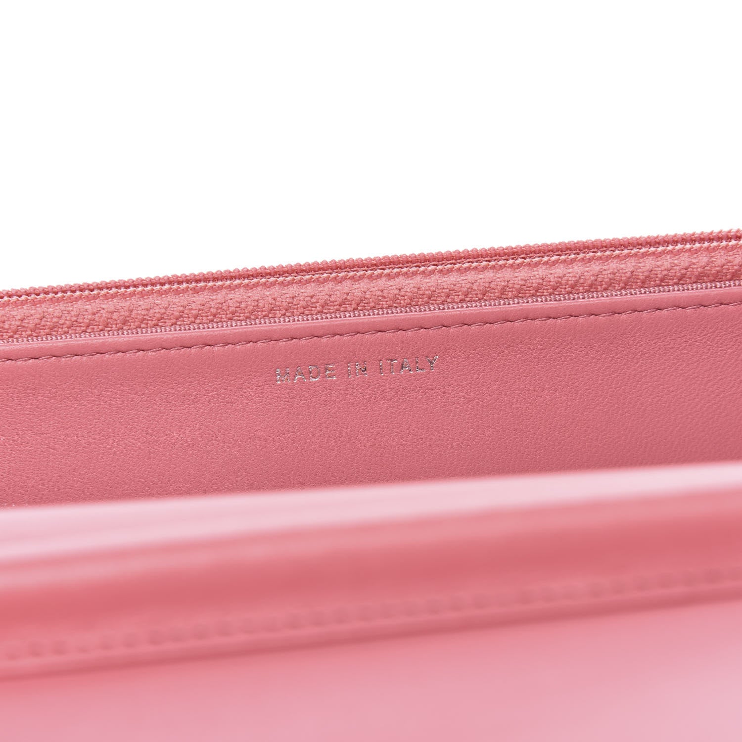 Chanel Lambskin Quilted Wallet On Chain WOC Pink 7 of 15