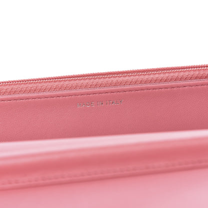 Chanel Lambskin Quilted Wallet On Chain WOC Pink 7 of 15
