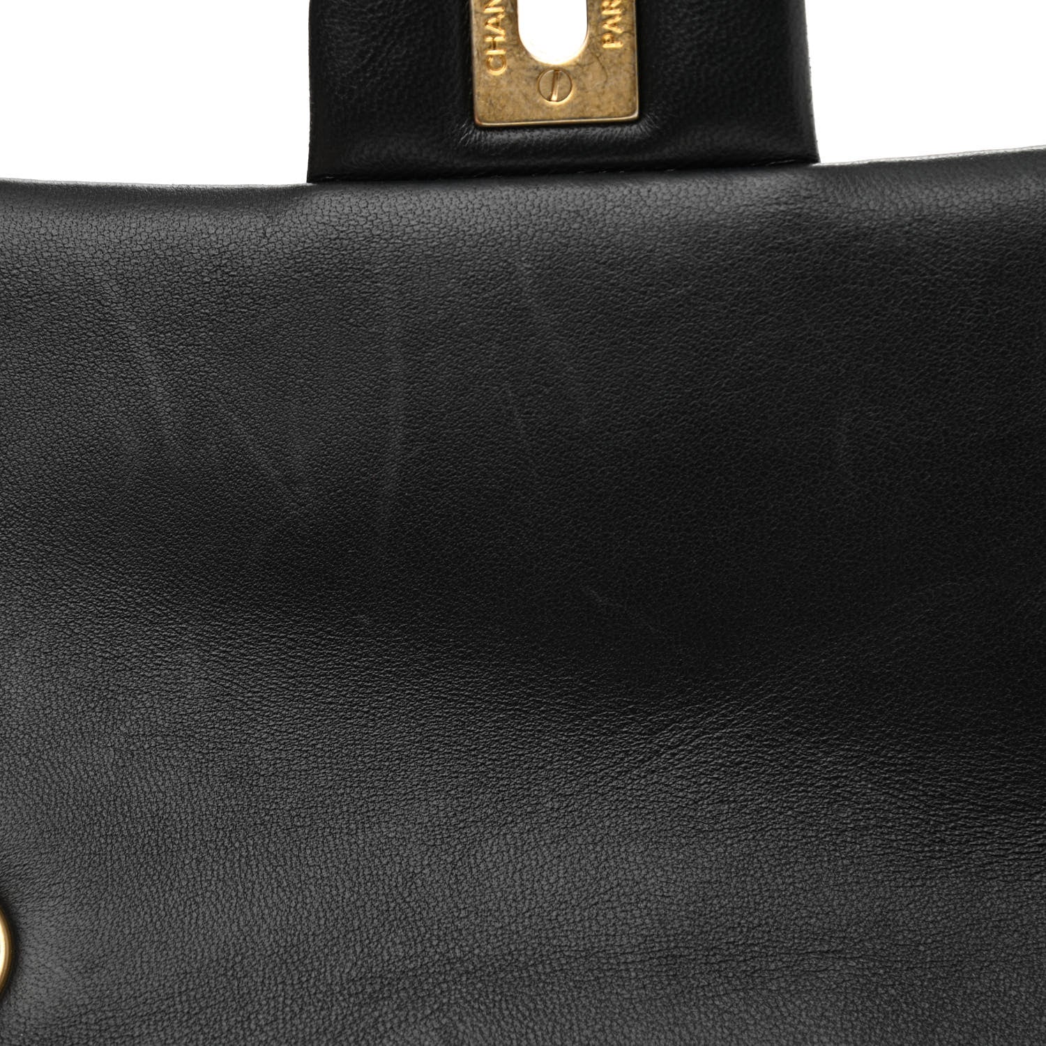 Chanel Lambskin Quilted Mini Rectangular Flap Black 11 of 13
