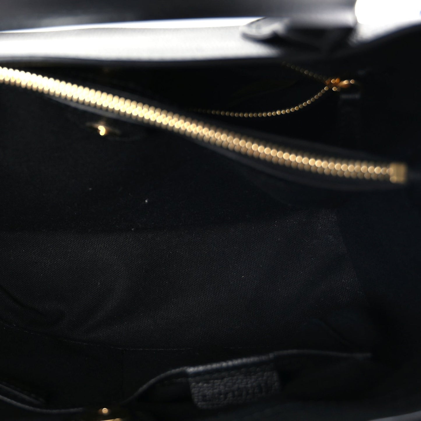 Grainy Calfskin House Check Medium Banner Tote Black