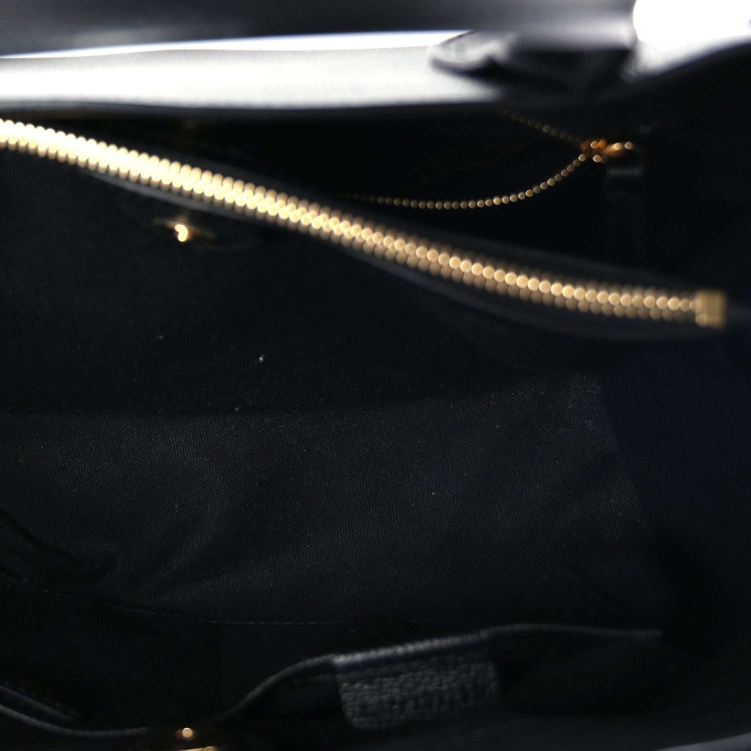Burberry Grainy Calfskin House Check Medium Banner Tote Black 4 of 8