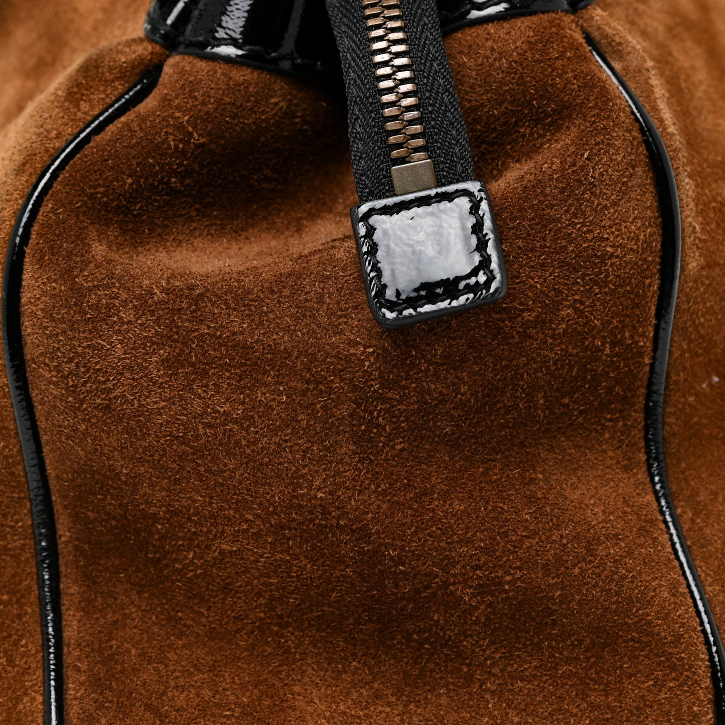 Suede Ophidia Medium Re(Belle) Top Handle Bag Nocciola Black