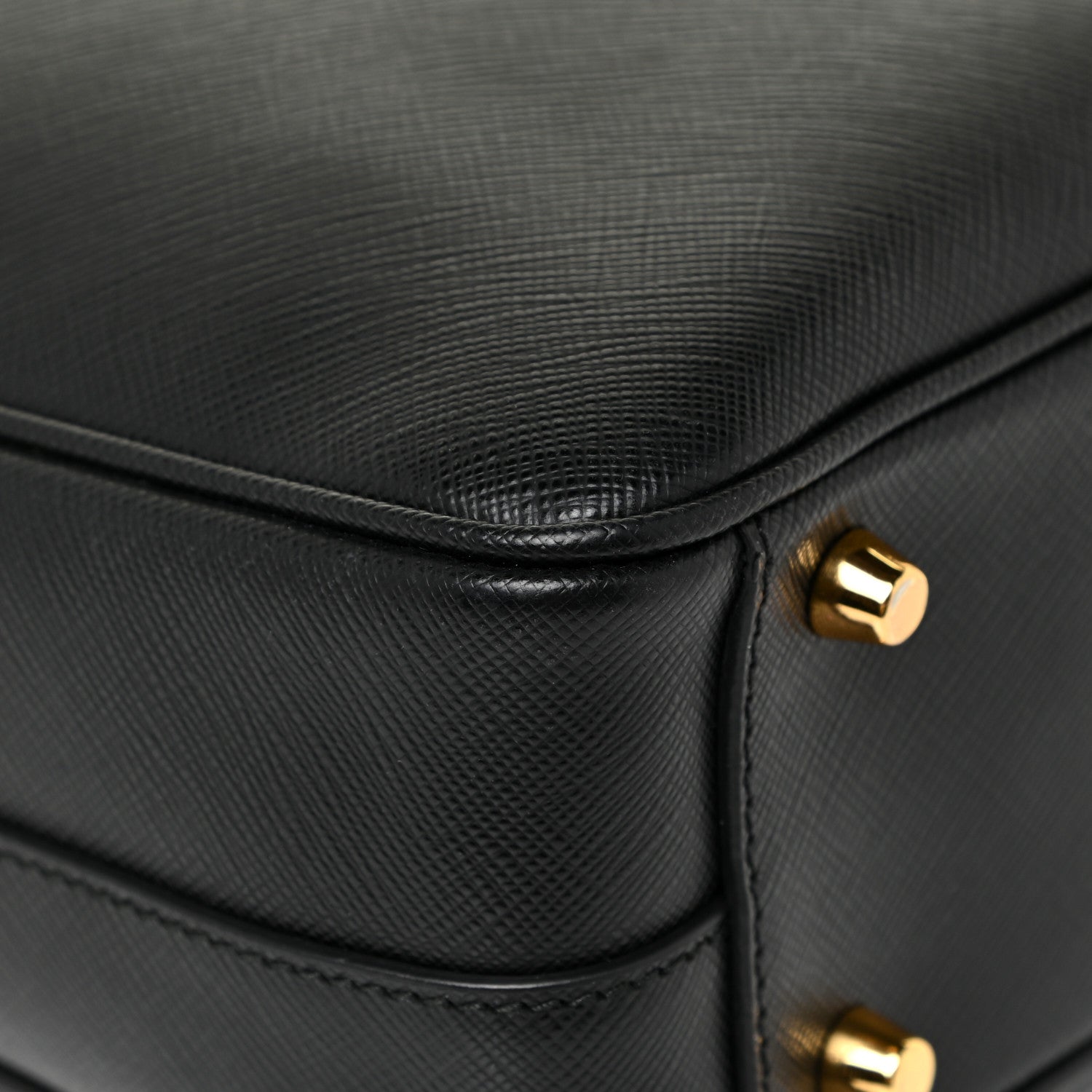 Prada Saffiano Lux Bauletto Black 9 of 13