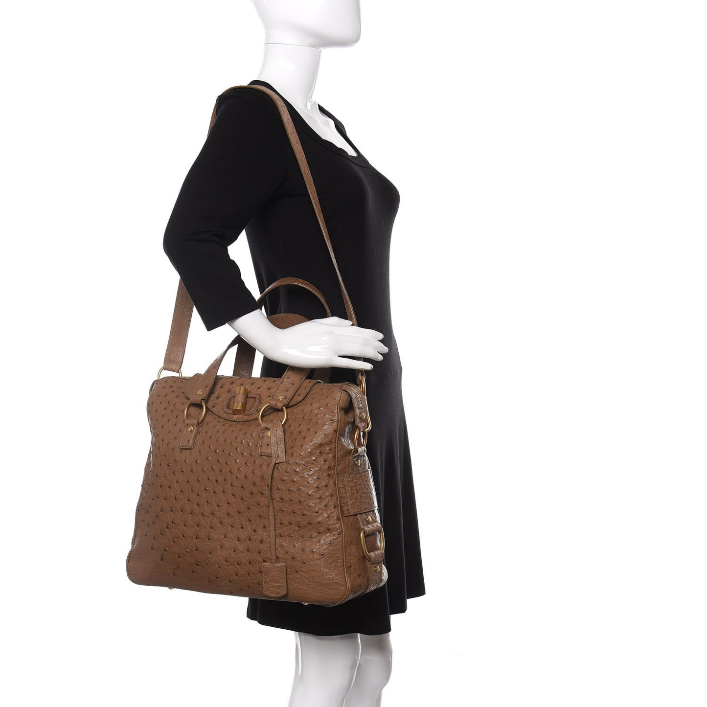 Ostrich Muse Messenger Bag