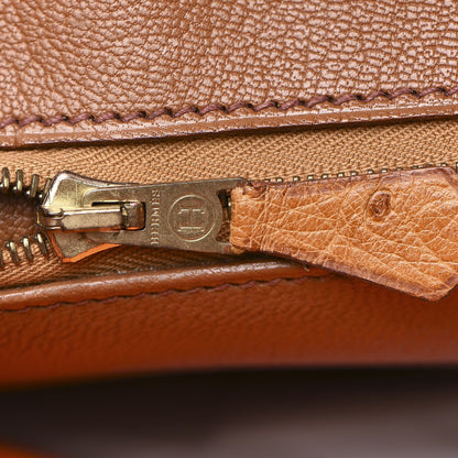 Hermes Ostrich Birkin 35 Gold 13 of 27