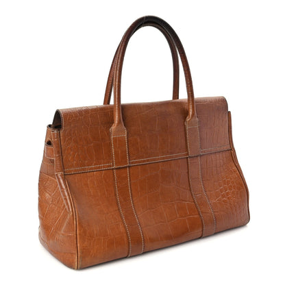 Mulberry Crocodile Embossed Bayswater Oak 2 of 8