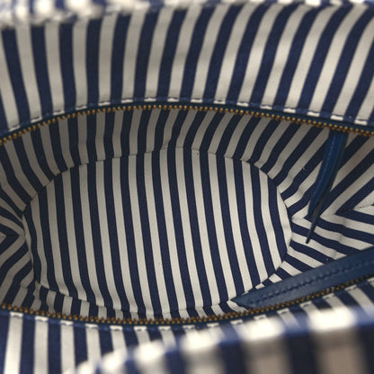 Prada Wicker Canvas Shoulder Bag Naturale Bluette 5 of 8