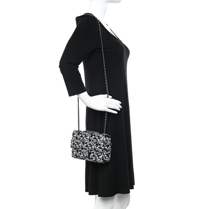 Chanel Sequin Lambskin Mini Flap Silver Black 2 of 10