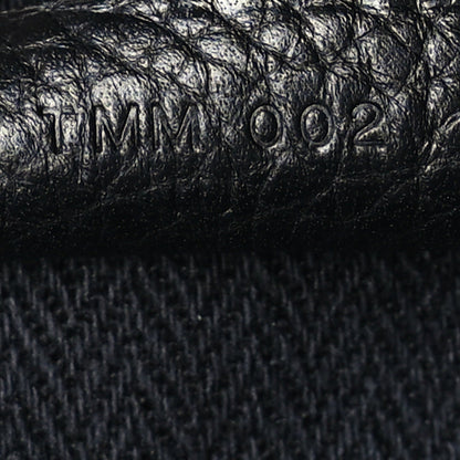 Hermes Toile Taurillon Clemence Victoria II 35 Black 6 of 9