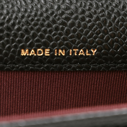 Chanel Caviar Quilted Flap Card Holder Wallet Black 7 of 8