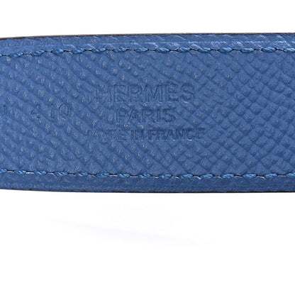 Hermes Swift Epsom 32mm H Belt 80  Deep Blue Black 5 of 5